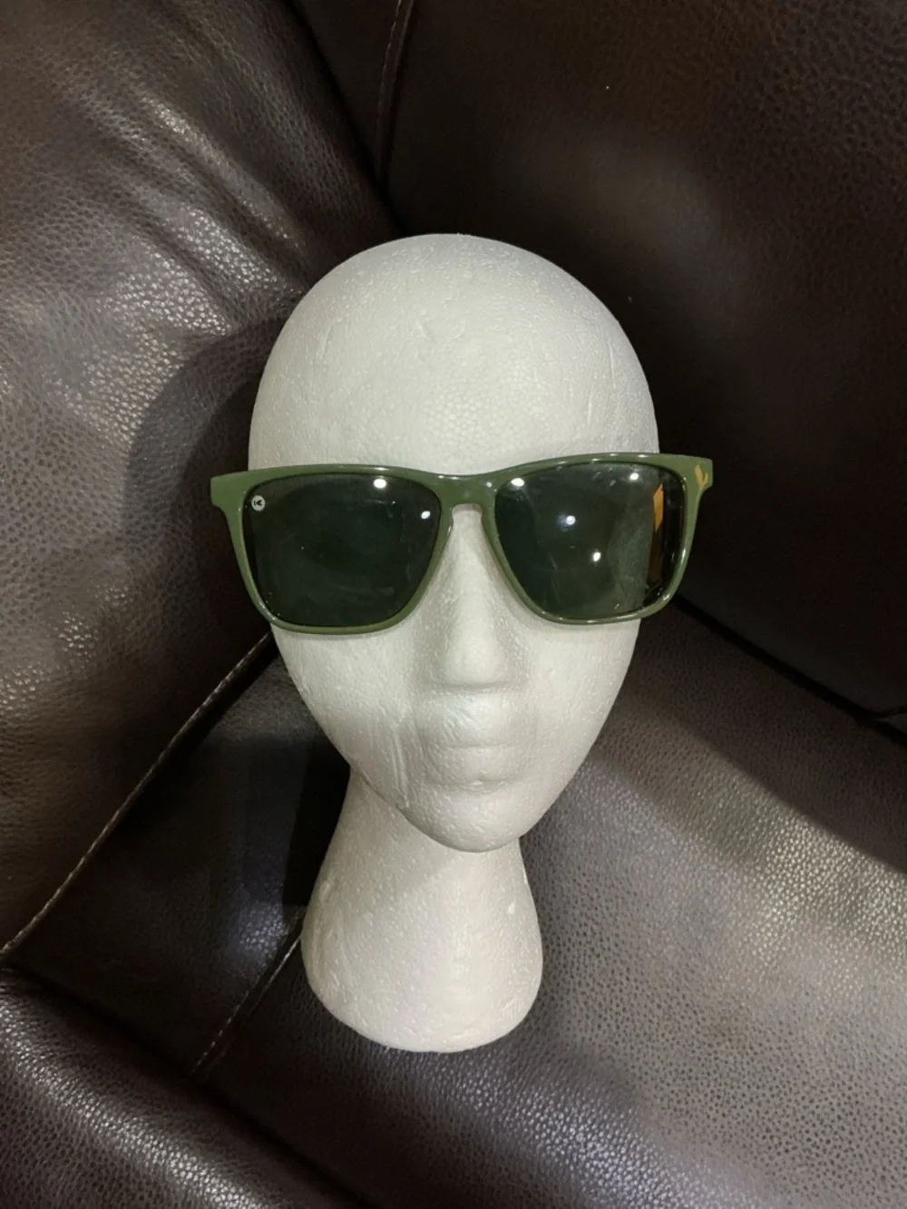 Knockaround Olive Green/Gold Wayfarer Sunglasses